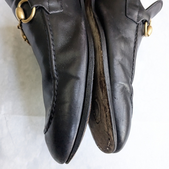 Gucci Horsebit Loafers Black Men 9 Leather - Picture 6 of 15
